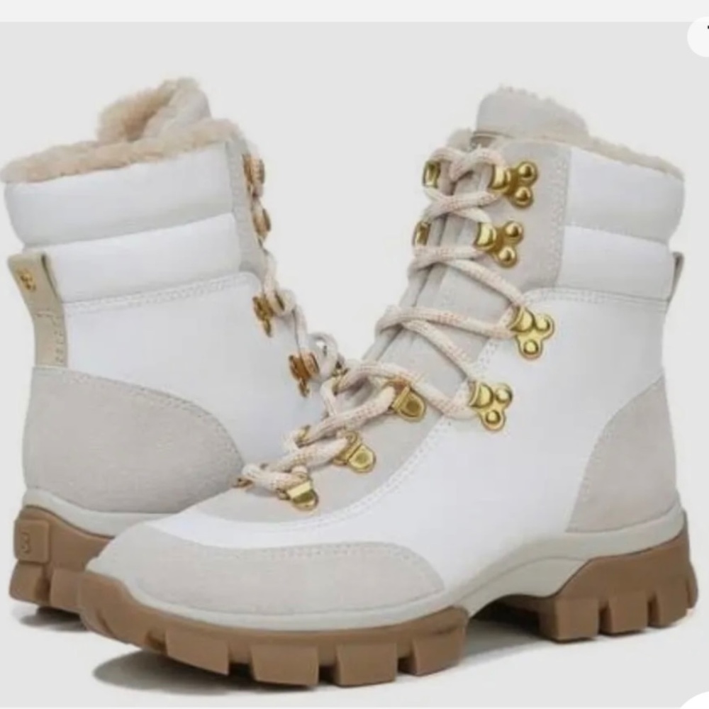Veronica Beard Galina shearling lined boot, size 8